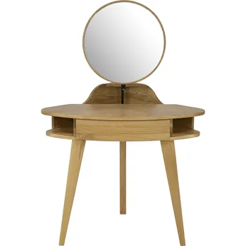 Toaletní stolek Dubový toaletní stolek LT304 Heritage retro - masiv dub - 96/79(142)/75cm (š/v/h)