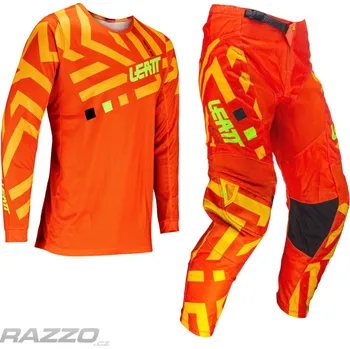 Moto dres MX komplet LEATT Moto 3.5 Ride Kit Citrus 2024 kalhoty 36 / dres XL