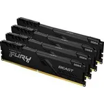 KINGSTON 128GB 3200MHz DDR4 CL16 DIMM (Kit of 4) FURY Beast Black