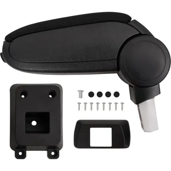 Loketní opěrka vidaXL Loketní opěrka do auta černá 12 x 33 x (24–42) cm ABS