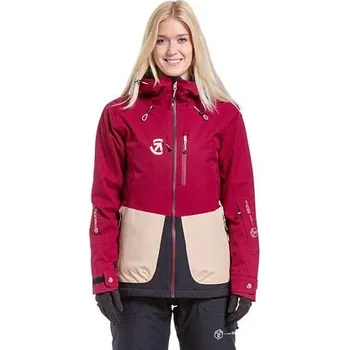Meatfly dámská SNB & SKI bunda Gaia Beet Red | Červená | Velikost S
