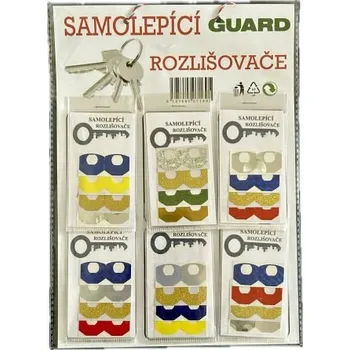 Rozlišovač klíče Rozlišovač klíčů samolepící Guard á 8ks