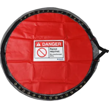 Dopravní značení Uzamykatelné bezpečnostní kryty pro prostory s omezeným přístupem, stabilní, ∅ 609,60 mm