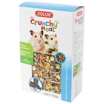 Krmivo pro hlodavce CRUNCHY MEAL peletka/karob křeček 600g