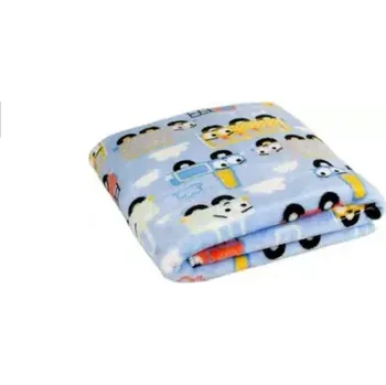 Dětská deka Kaarsgaren Deka Flanell fleece autíčka 70x100cm