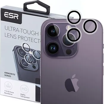 ESR Camera Lens ochranné sklo fotoaparátu pro Apple iPhone 15 Pro/15 Pro Max čiré