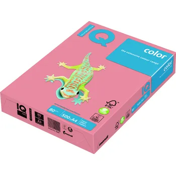 Barevný papír Barevný kancelářský papír růžová pastelová tmavá A4 160g IQ Color