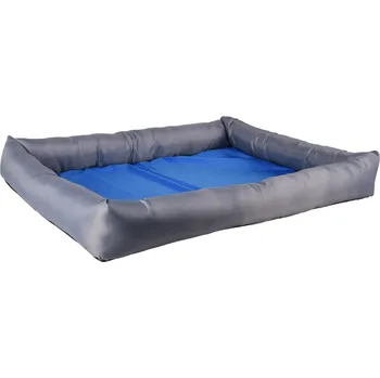 Pro psa Flamingo Chladící pelíšek pro psy modro/šedý L 70x50x8,5cm