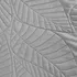 Přehoz na lůžko Textilomanie Leaves přehoz světle šedý 220 x 240 cm