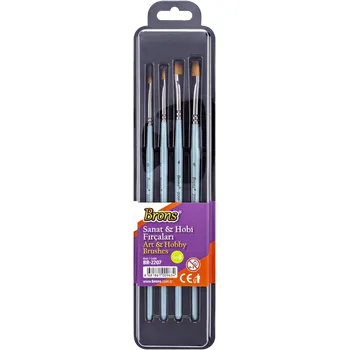 Umělecký štětec Štětec BR Art synt. plochý sada 0,2,4,6
