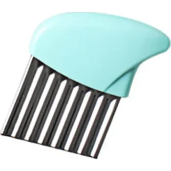 Kráječ zeleniny Kráječ na hranolky vlnky | kráječ hranolků - modrý