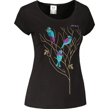 Dámské tričko Dámské triko ALTISPORT CARRYOVER ALW182122 ČERNOFIALOVÁ S