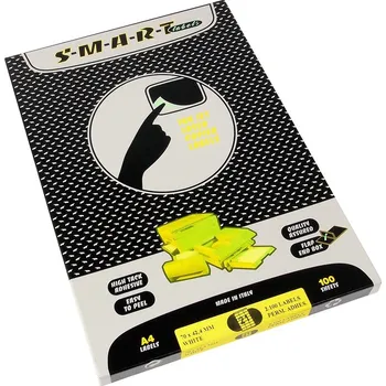 Samolepící etiketa Etikety na archu A4 Smart 105x35mm 1600 etiket