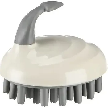 Masážní přístroj Masážní kartáček na tělo + hřeben pro zdravé vlasy 2v1 - Šedá letadla