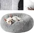Pelíšek pro psa Purlov Chlupatý pelíšek pro psa 60 cm šedý