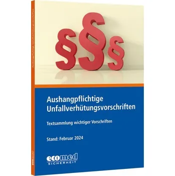 Aushangpflichtige Unfallverhütungsvorschriften - ecomed-Storck GmbH