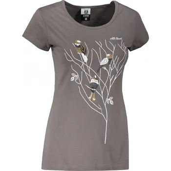 Dámské triko ALTISPORT CARRYOVER ALW182122 OCELOVĚ ŠEDÁ XS