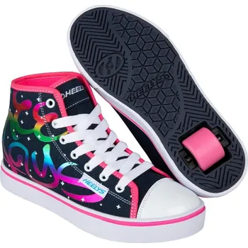 Kolečkové brusle Heelys - Veloz - Denim/Rainbow Print - koloboty Velikost boty: 35