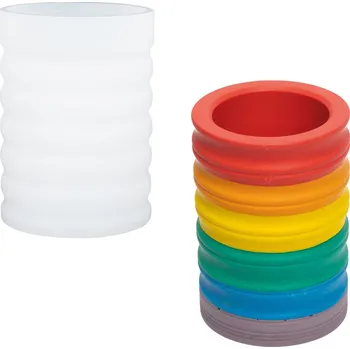 Výtvárné potřeby Jesmonite - silikonová forma držák na tužky 11 cm x 7,5 cm