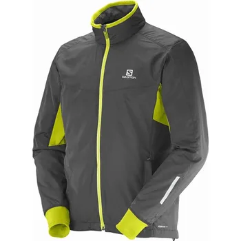 Pánská bunda SALOMON bunda Escape M galet grey/gecko green - L