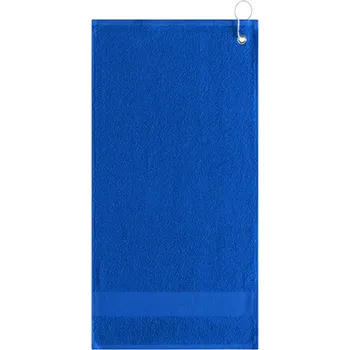 Ručník L-Merch Golfový ručník s klipem 55x30 NT9165 Royal Blue 55 x 30 cm