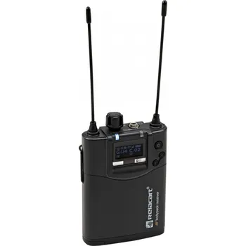 Mikrofon Relacart PM-320R, bezdrátový diverzitní In-Ear kapesní přijímač, 626-668 MHz