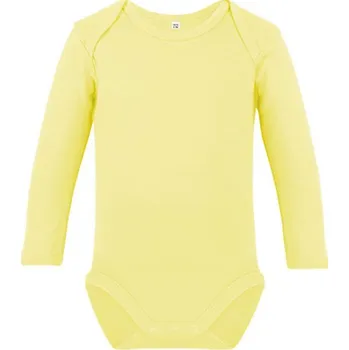 Kojenecký body Link Kids Wear Bailey 02 Kojenecké body X11420 Pastel Yellow 50-56