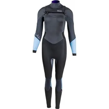 Neoprenový oblek neopren PROLIMIT Fire Freezip Steamer 5/3 DL GBS Black/DustyBlue/AcidPink velikost neoprenů a trapézů 34/XS
