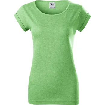 Malfini Fusion Dámské triko 164 zelený melír S
