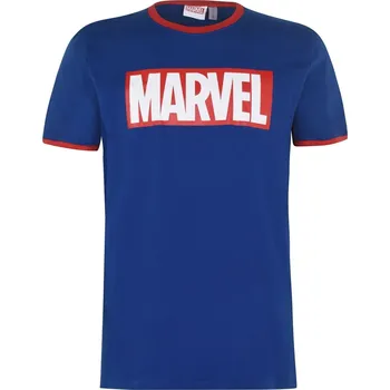 pánské tričko CHARACTER - MARVEL - L (Character S/S Marvel Logo)