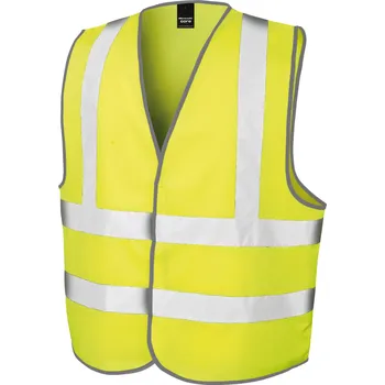 Result Motorway Unisex bezpečnostní reflexní vesta na dálnici R201X Fluorescent Yellow S/M