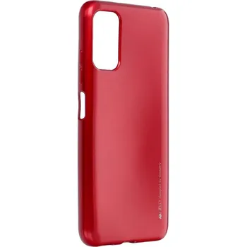 Náhradní kryt pro mobilní telefon Kryt i-Jelly Case Mercury Xiaomi Redmi Note 10 5G červený