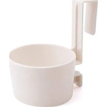 Péče o vlasy Závěsný držák fénu | organizér do koupelny - béžový