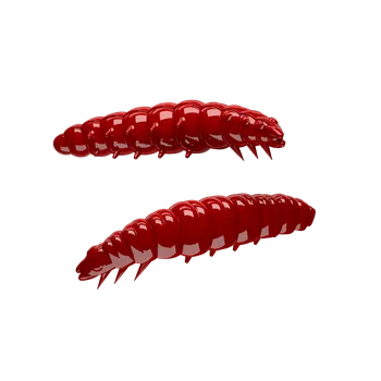 Umělá nástraha Gumová nástraha Libra Lures Larva 30mm Red 021 Cheese (15ks)