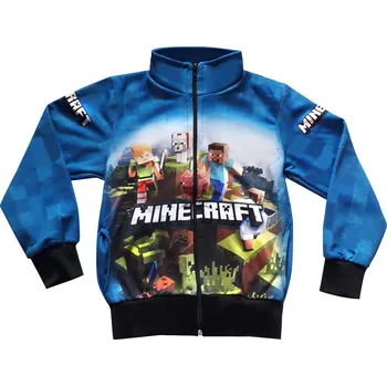 Chlapecké oblečení Mikina Minecraft modrá Velikost: S