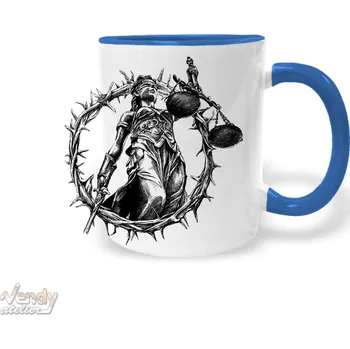 Hrnek - Justice Barva: Modrá