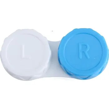 Kontaktní čočky Mini skladovací box na kontaktní čočky - modrý