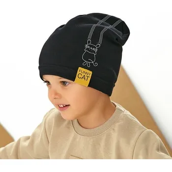 AJS 48-089 chlapecká čepice směs barev 52-54 cm