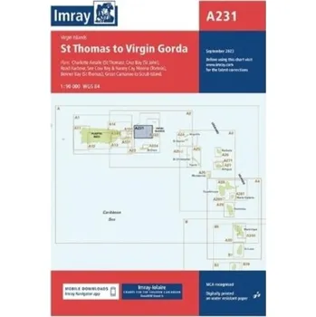 Cestování Imray Chart A231 - Imray [EN] (2023, Karta, Imray, Laurie, Norie & Wilson Ltd)
