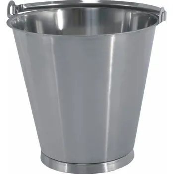 kbelík Vědro nerezové s prstencem Varianta: Vědro nerezové s prstencem 15lt