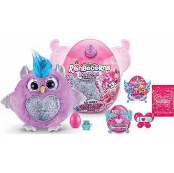 plyšák zuru toys Rainbocorn zvířátka - COBI 9238 - Vajíčko s překvapením Fairycorn, Barva doplňků na vajíčku: Fialová