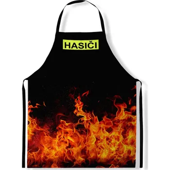 Kuchyňská zástěra Zástěra Hasiči – oheň