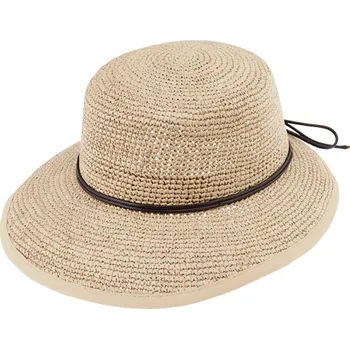 Kšiltovka Fiebig - Headwear since 1903 Béžová letní kšiltovka-klobouček - Fiebig 1903 - crochet Velikost: 57 cm (M)