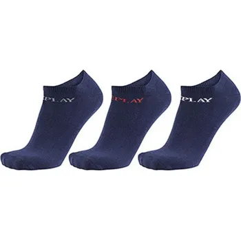 Dámské ponožky Replay Nízké sportovní ponožky - 3 páry C100628 Dark Blue 43/46