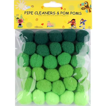 Bambulky mix barev Ø20 mm, barva 3 zelená