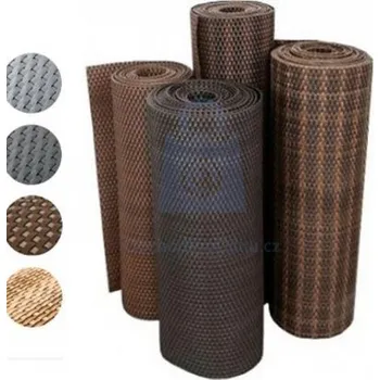 zahradní zástěna Zástěna ratanová 2000 x 20000 mm, barva světle šedá, balení 1 ks