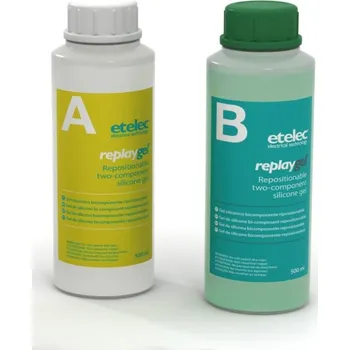 stavební silikon ETELEC Gel REPLAYGEL 2x lahev 0,5l dvousložkový 1000559