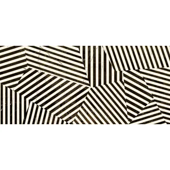 Stavební materiál The Room Zebra - obkládačka inzerto rektifikovaná 120x260 lesklá ZEBRA6 260 LP