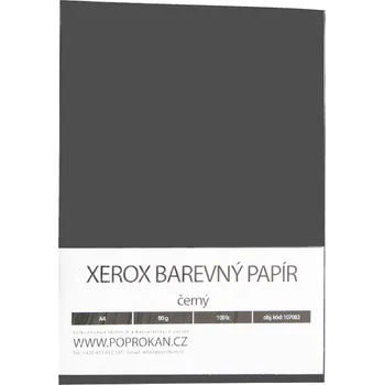Kancelářský papír Barevný kancelářský papír černý A4 80g 100ls