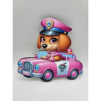 Party dekorace Loranc Magnetka na dort - Tlapková patrola Skye